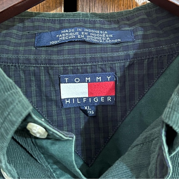 Tommy Hilfiger Mens XL Corduroy Button Down Shirt - Picture 4 of 5
